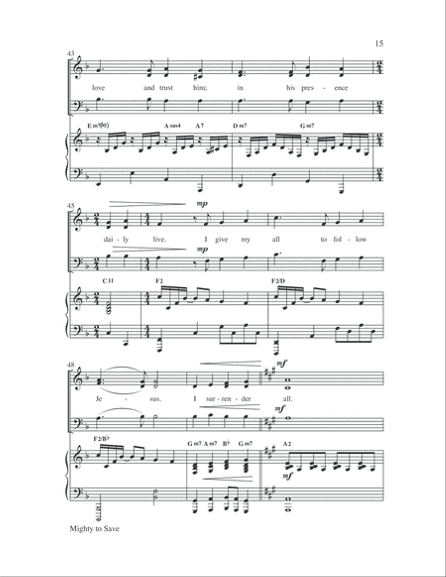 Easy Settings 2 3-Part scores gallery preview page 17