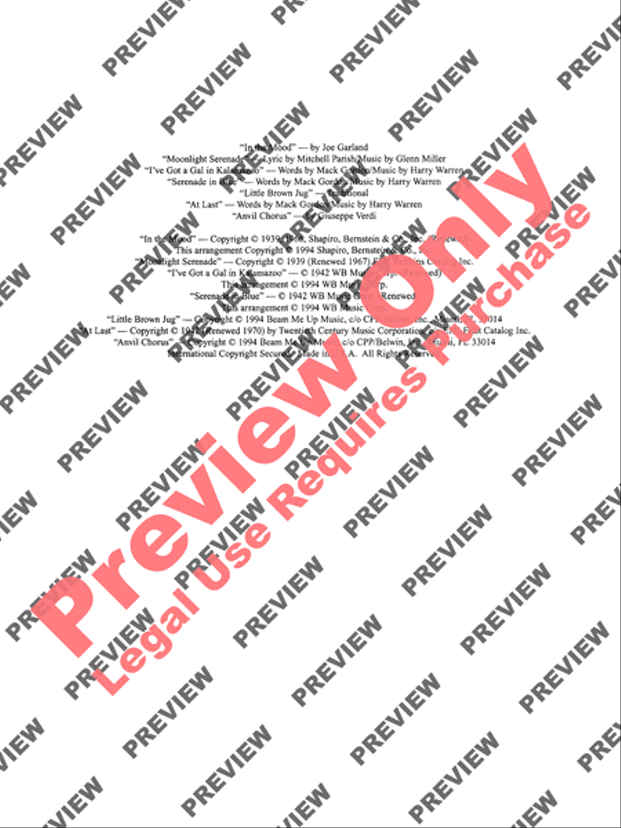 In the Miller Mood Concert Band scores gallery preview page 3