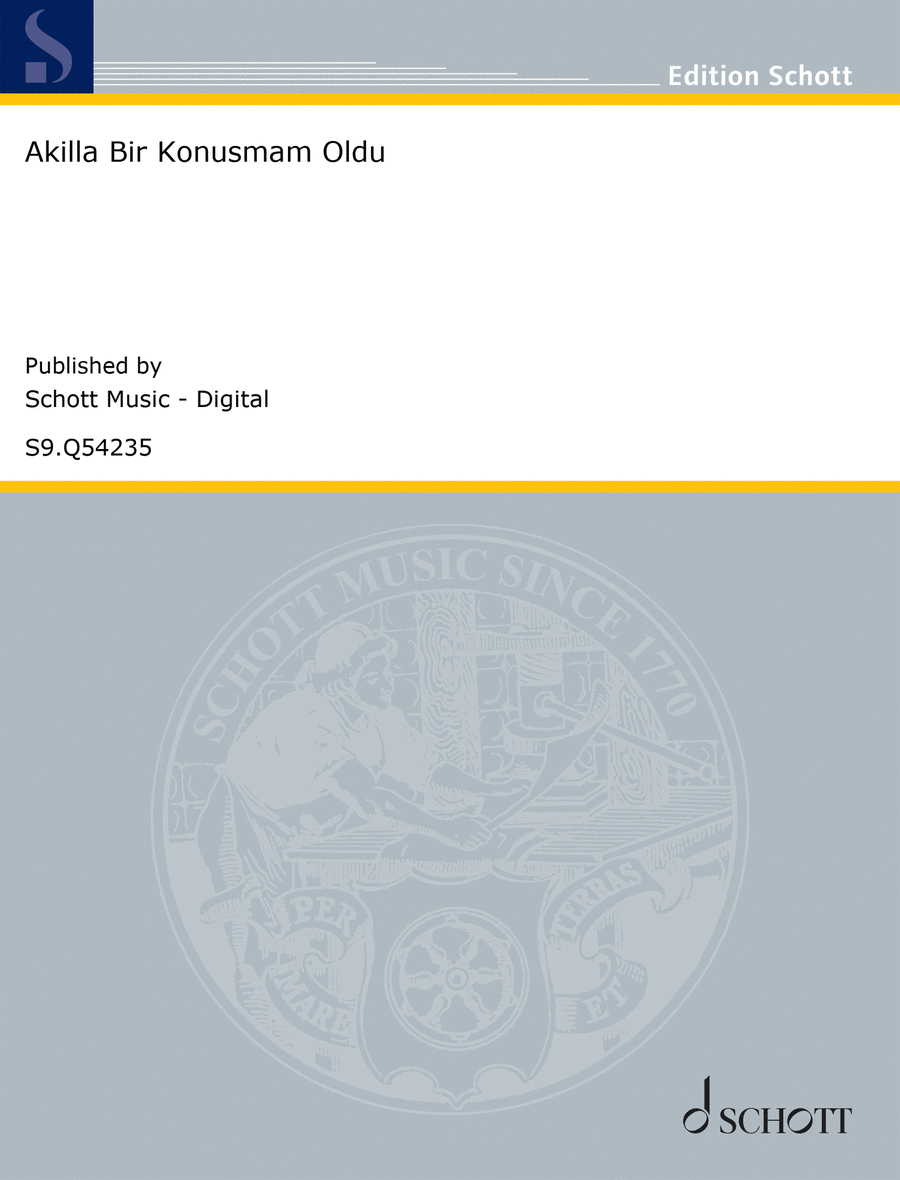 Akılla Bir Konuşmam Oldu Voice Solo scores gallery preview page 1