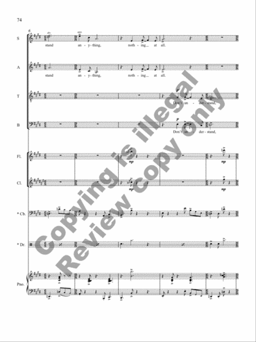 #twitterlieder (SATB Full Score) 4-Part scores gallery preview page 31