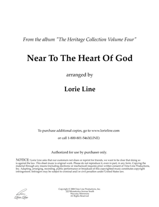 Book cover for Near To The Heart Of God