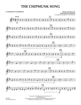The Chipmunk Song - Eb Baritone Saxophone
