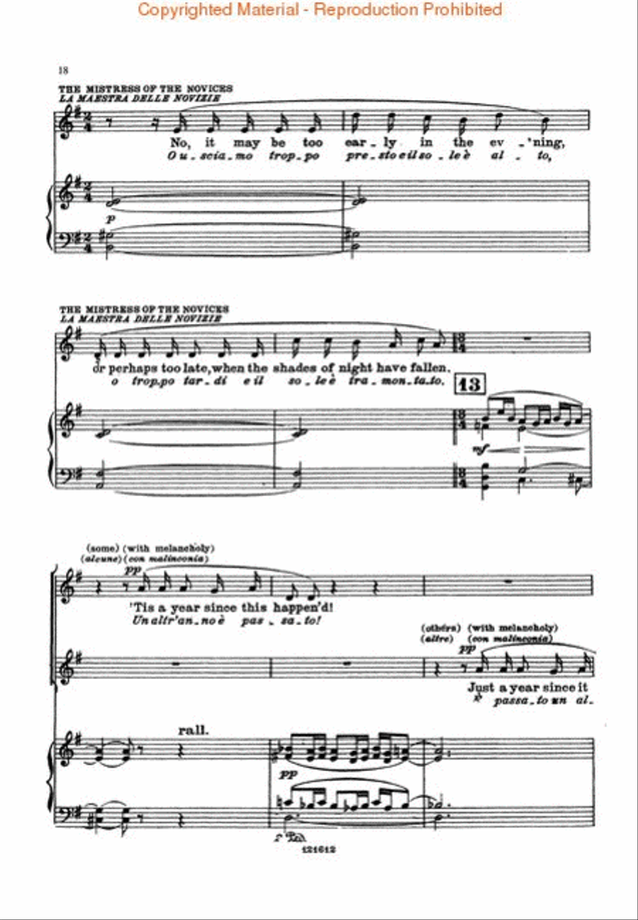 Suor Angelica Voice scores gallery preview page 3