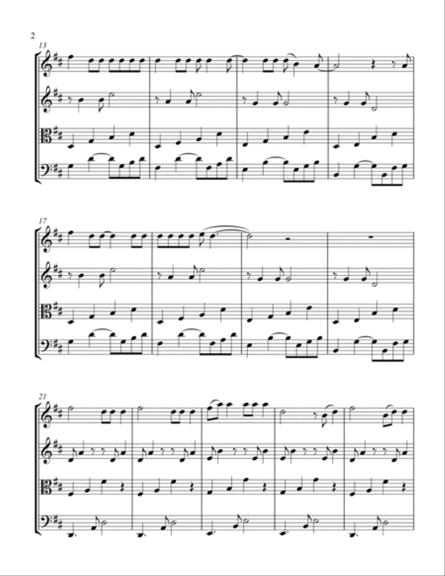 Invisible String String Quartet scores gallery preview page 2