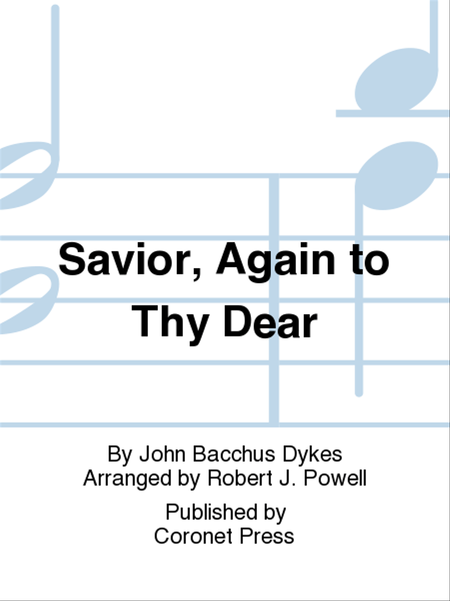 Savior, Again To Thy Dear Choir scores gallery preview page 1