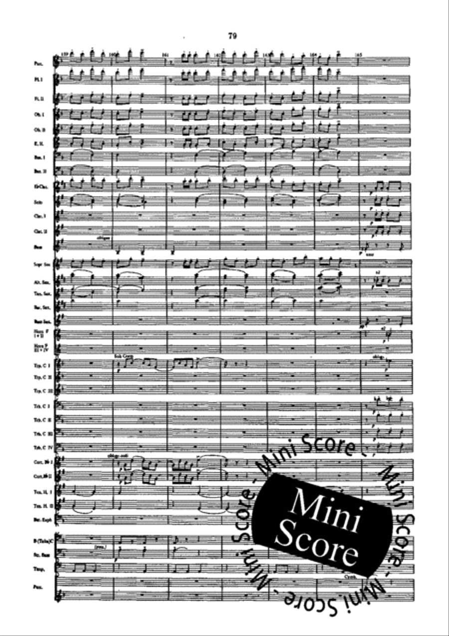 Suite Divertimento Concert Band scores gallery preview page 83