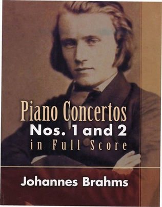 Book cover for Brahms - Piano Concertos Nos 1 & 2 Full Score