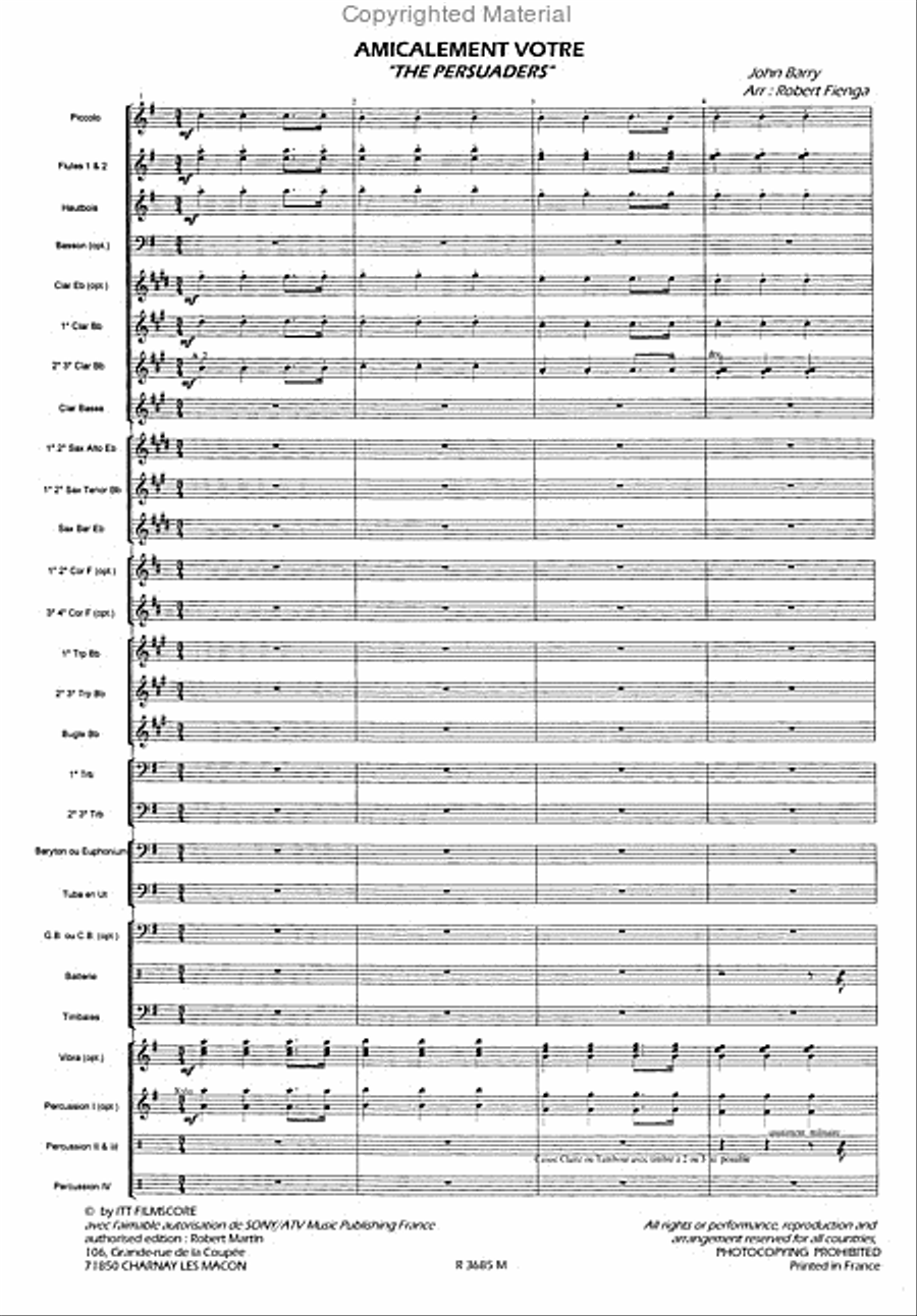 Amicalement Votre Concert Band scores gallery preview page 2