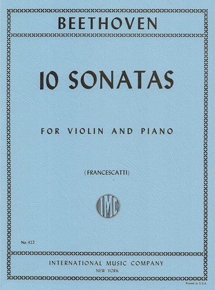 Book cover for Ten Sonatas