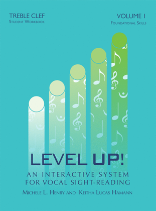 Book cover for Level Up - Volume 1: Treble Clef (Student Workbook)