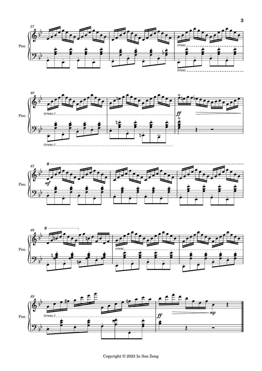 Op.3 No.4-6 by In Son Zeng Piano Method scores gallery preview page 4