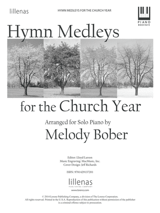 Book cover for Hymn Medleys for the Church Year (Digital Delivery)