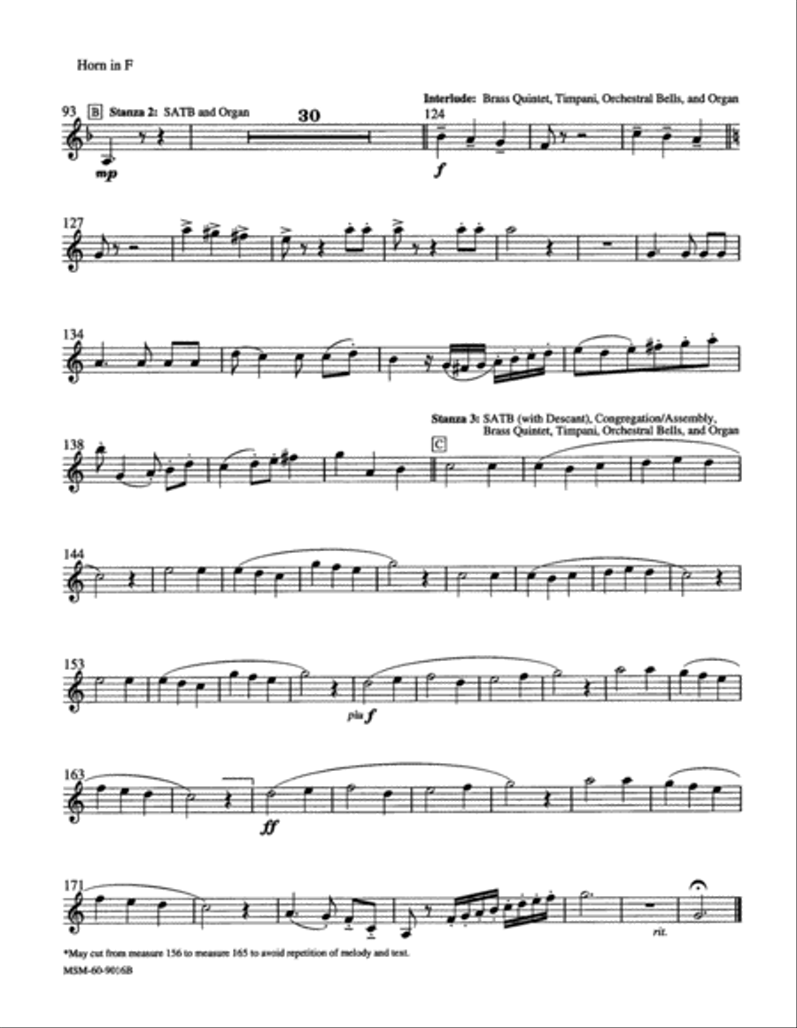 Holy God, We Praise Thy Name Choir scores gallery preview page 5