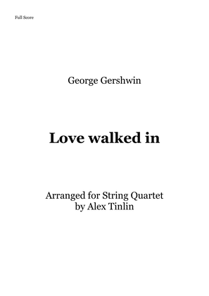 Book cover for Love Walked In