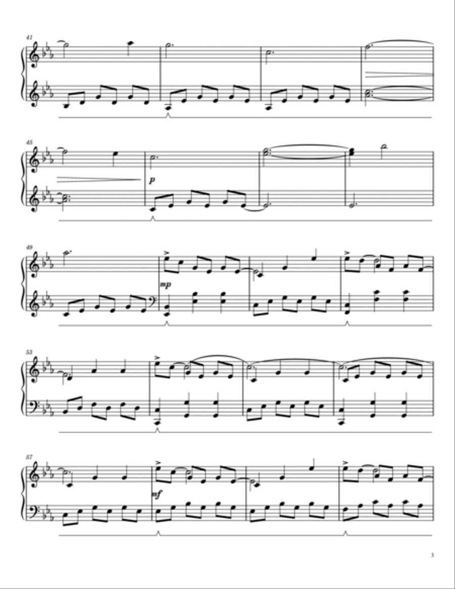 Beth's Story Beth's Story Piano Solo scores gallery preview page 3