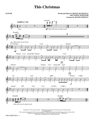 This Christmas (arr. Roger Emerson) - Guitar