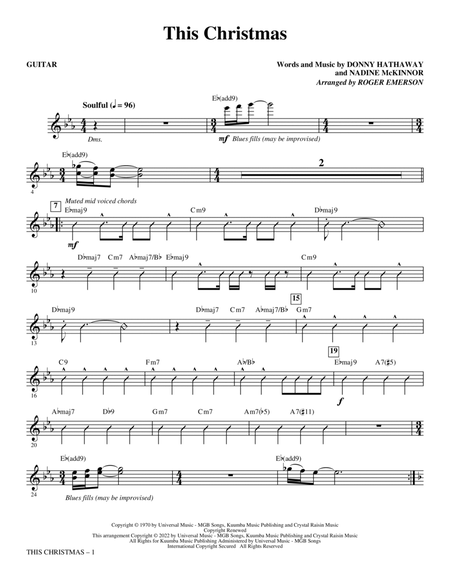 This Christmas (arr. Roger Emerson) - Guitar