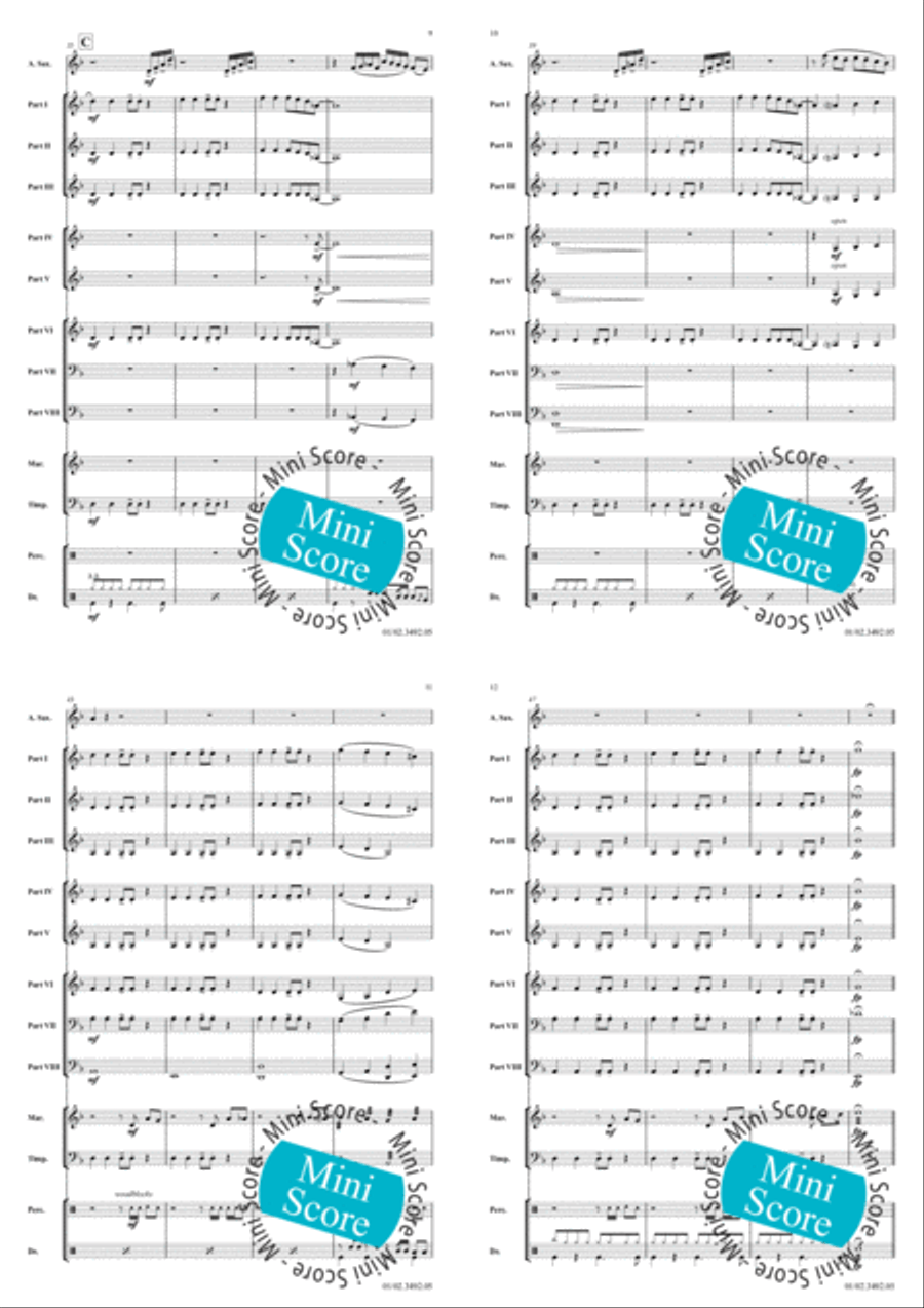 Welcome to Halloween Welcome to Halloween Fanfare Band scores gallery preview page 21