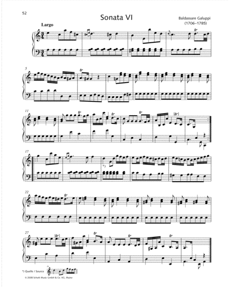 Sonata VI A minor
