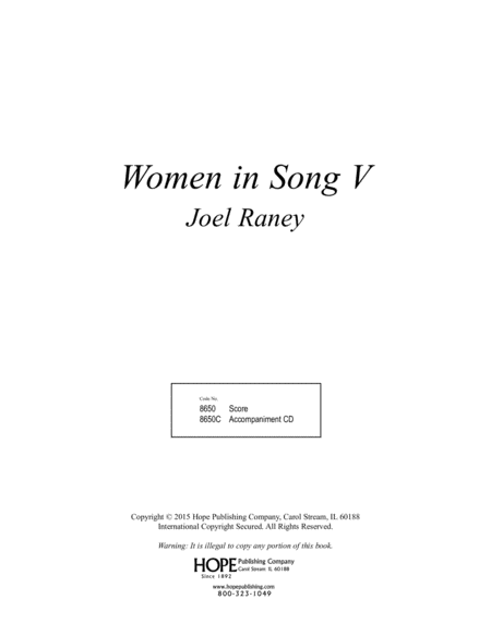 Women in Song 5 image number null
