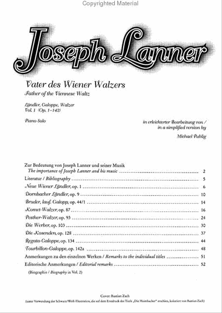 Vater des Wiener Walzers- Band 1 Piano Solo scores gallery preview page 2