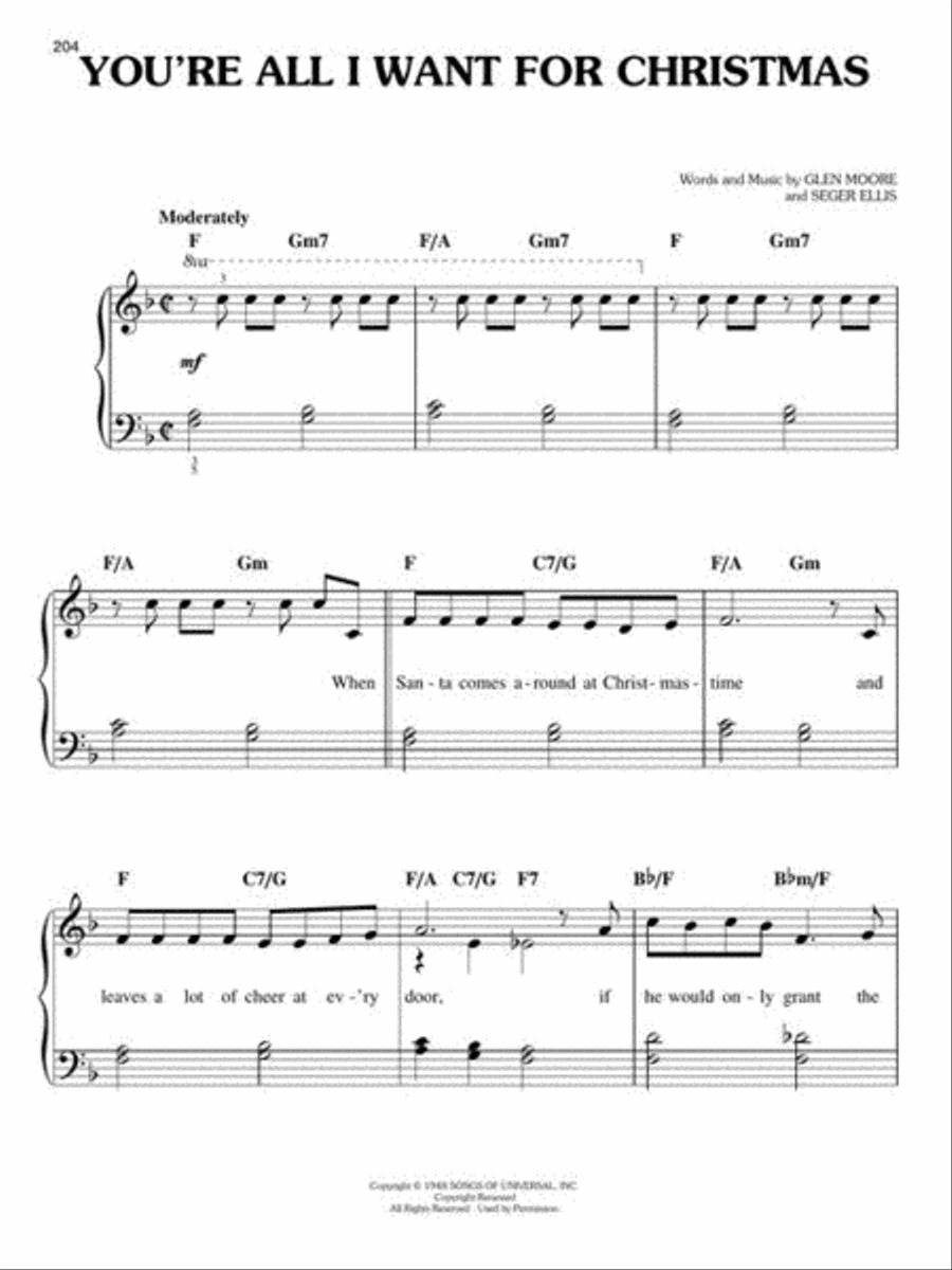 The Easy Christmas Songbook Easy Piano scores gallery preview page 7