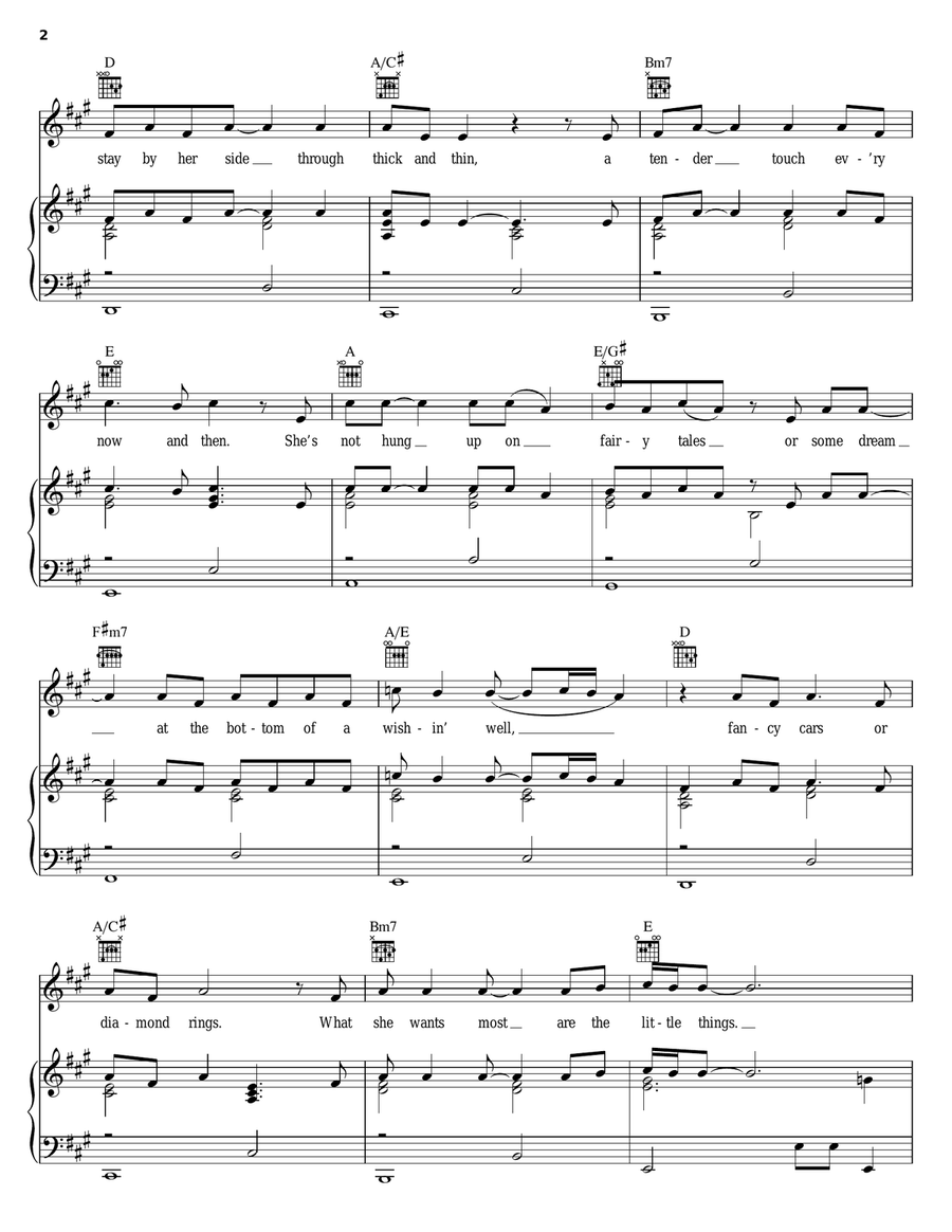 That's What She Gets For Loving Me Piano, Vocal, Guitar scores gallery preview page 2