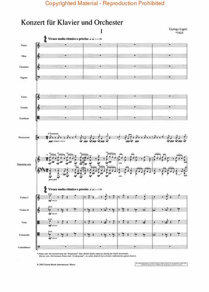Concerto for Piano and Orchestra (1985-88)