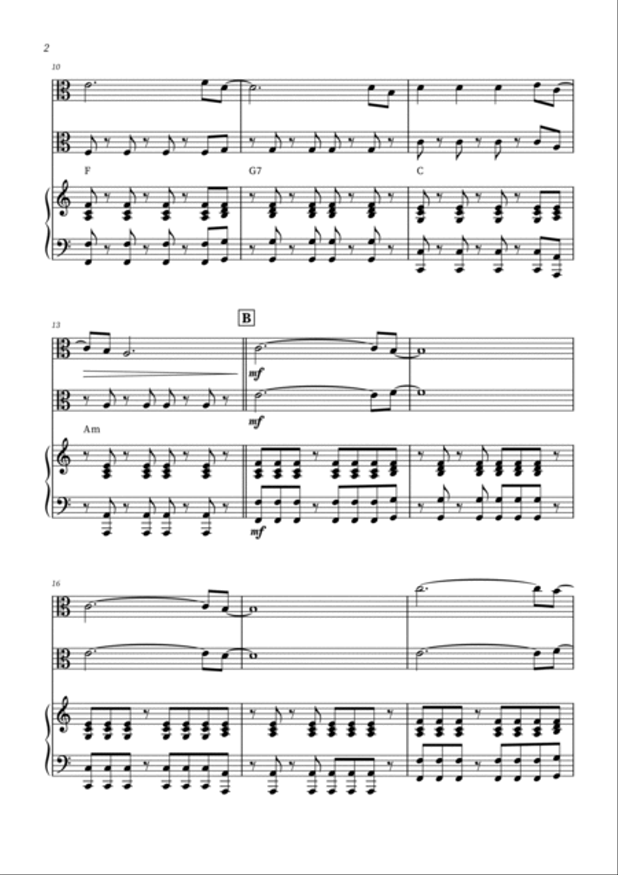 Viva La Vida String Duet scores gallery preview page 2