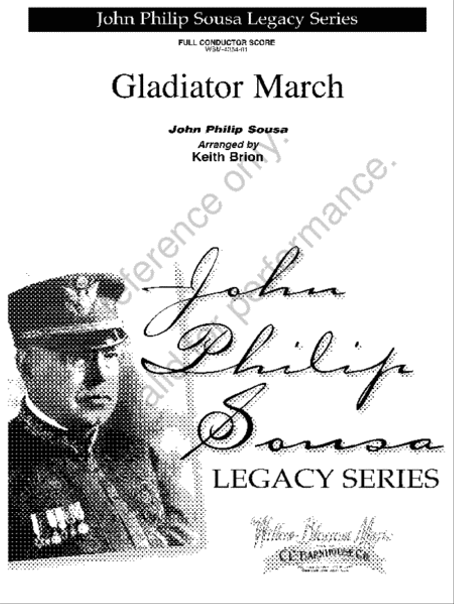 The Gladiator Concert Band scores gallery preview page 2