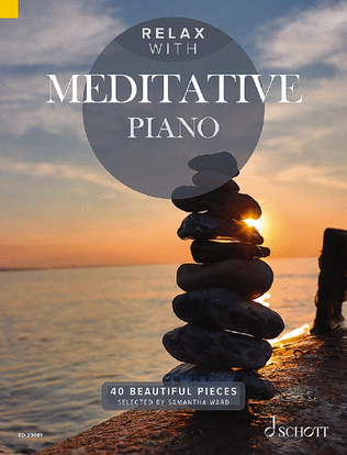 Book cover for Relax with Meditative Piano