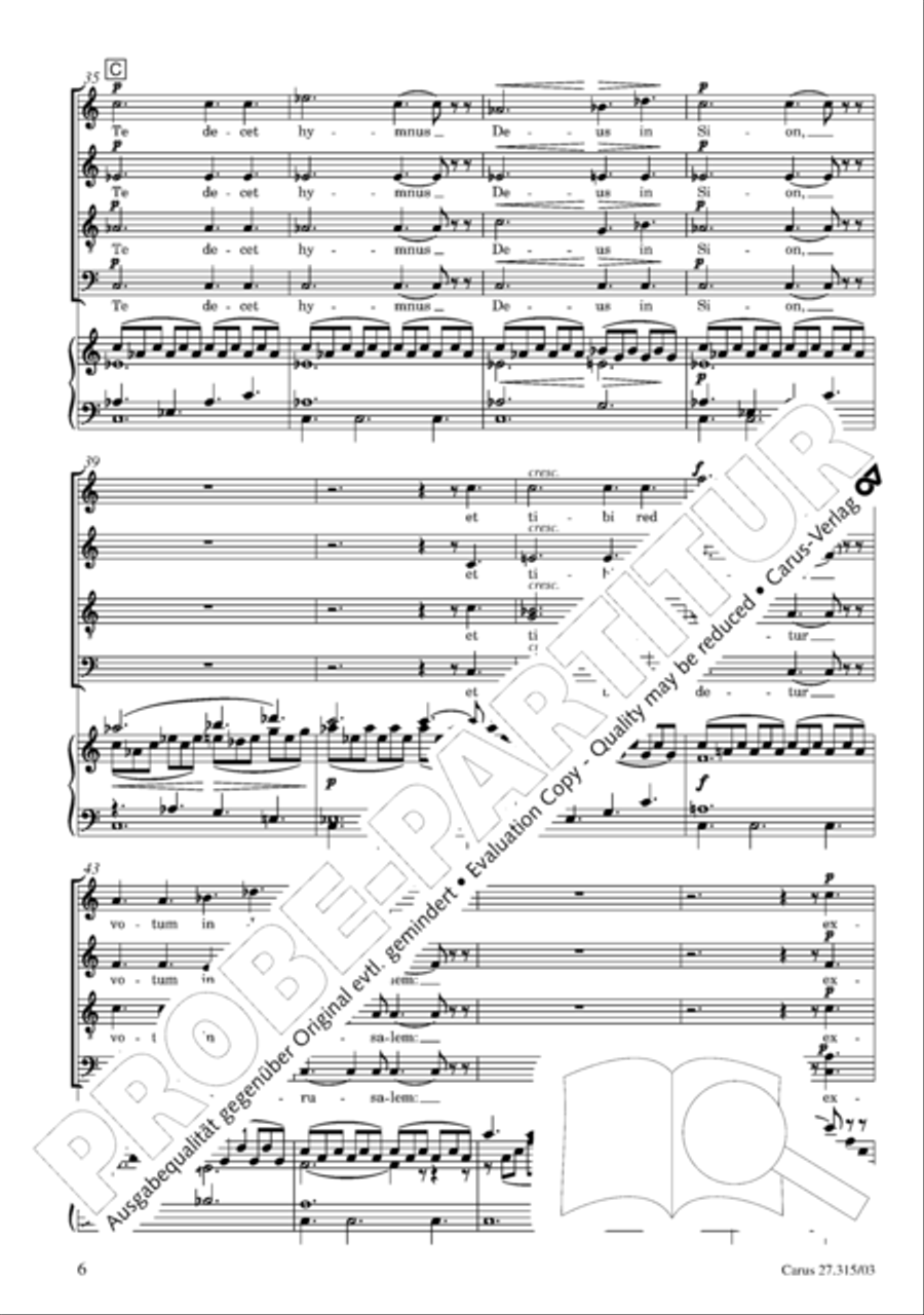 Requiem in C major 4-Part scores gallery preview page 7