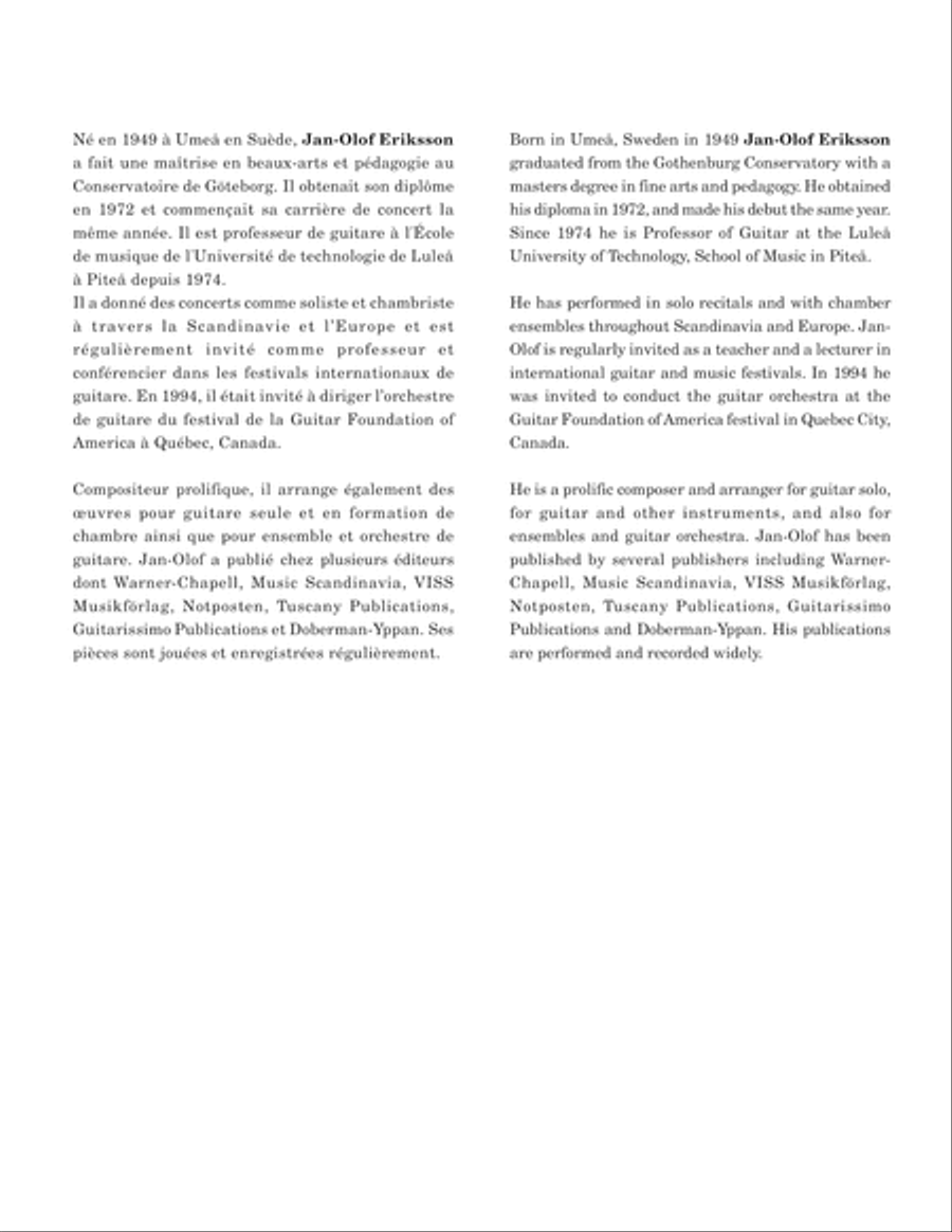 Capricho catalan & Zortzico op. 165 Guitar Ensemble scores gallery preview page 2