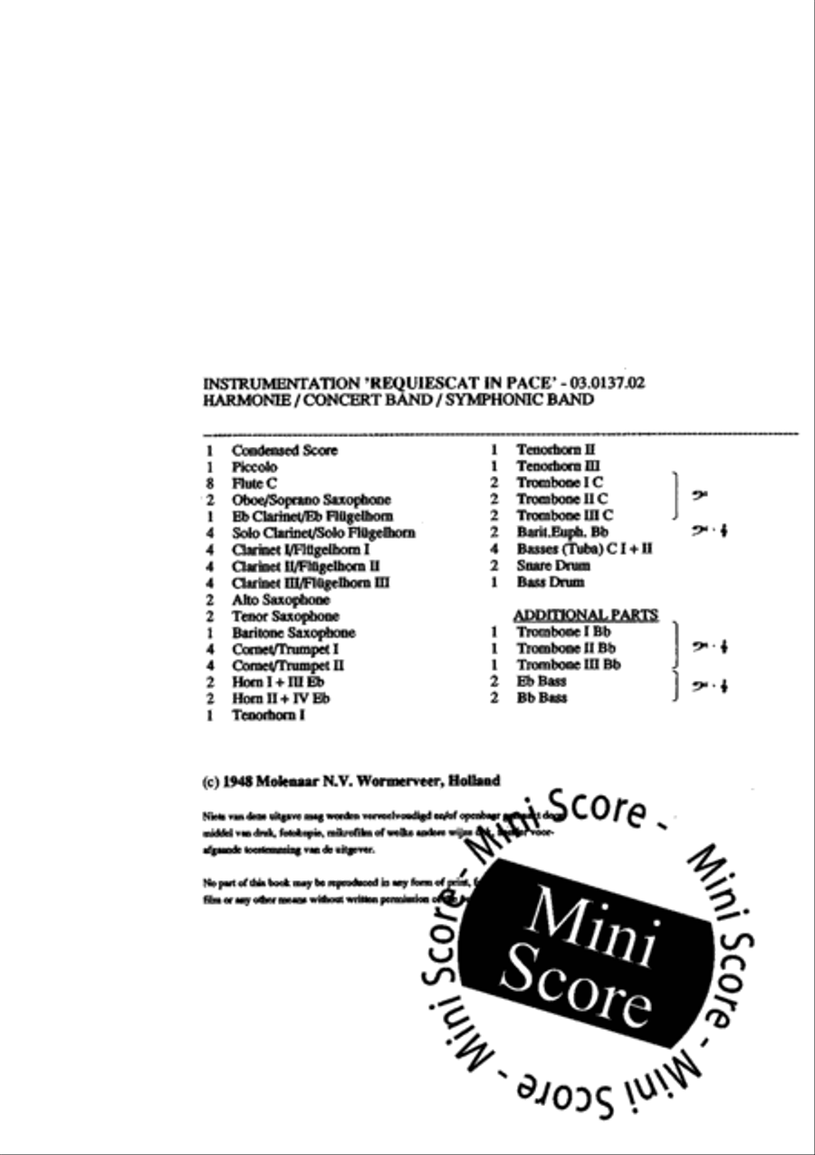 Gloria Gloria Fanfare Band scores gallery preview page 4