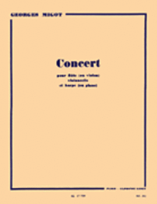 Book cover for Concert pour Flute, Violoncelle et Harpe
