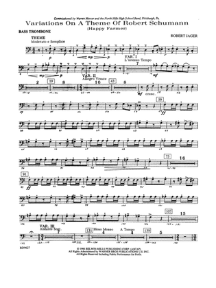 Variations on a Theme of Robert Schumann: 4th Trombone