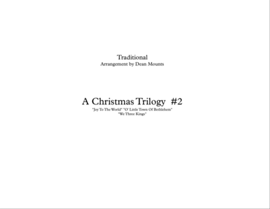 A Christmas Trilogy #2 (Brass Quintet) Brass Quintet scores gallery preview page 1