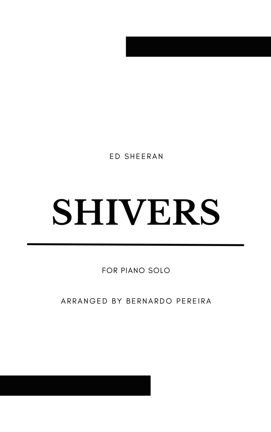 Shivers Piano Solo scores gallery preview page 1