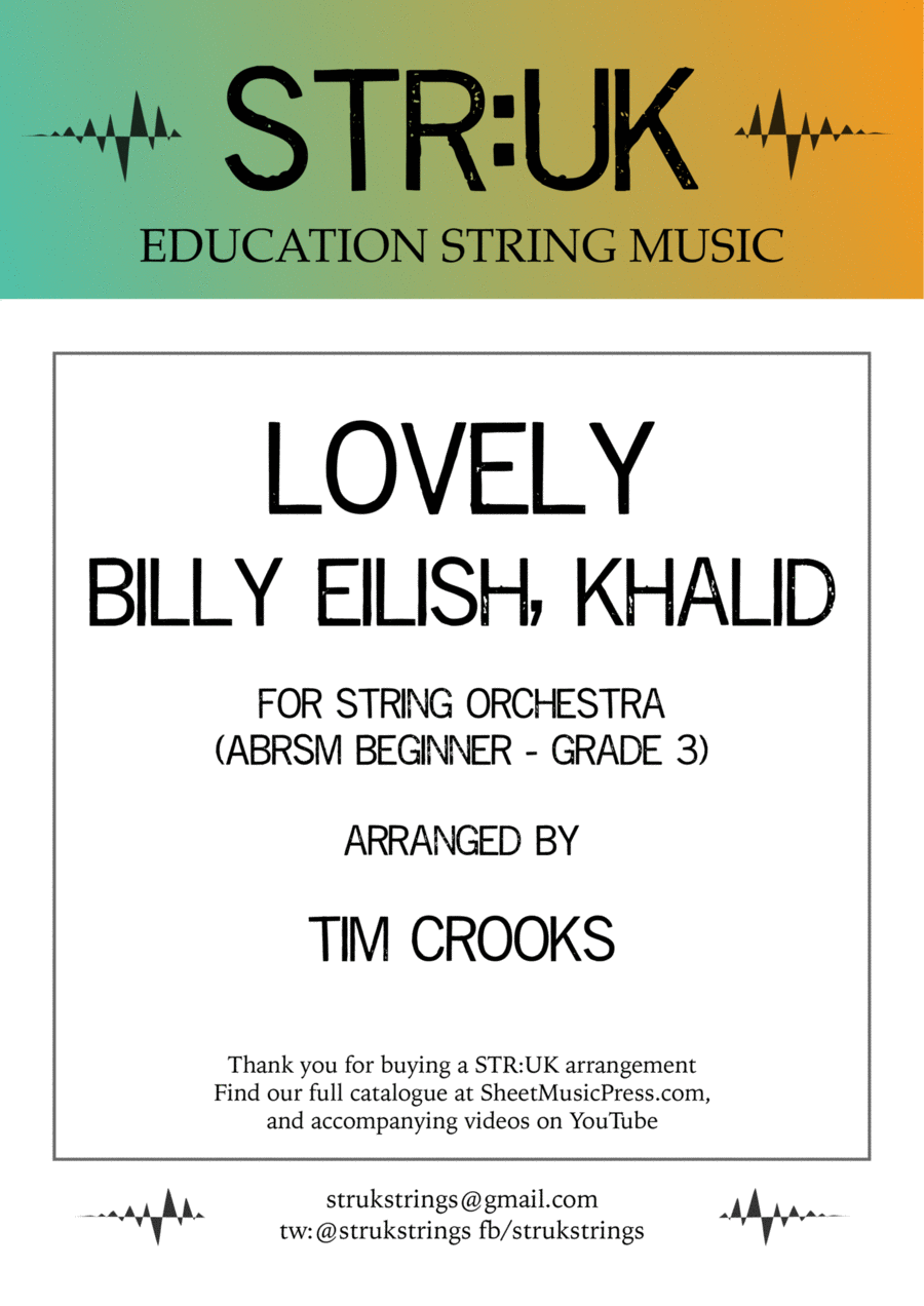 Lovely String Orchestra scores gallery preview page 1