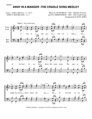 AWAY IN A MANGER / THE CRADLE SONG Medley
