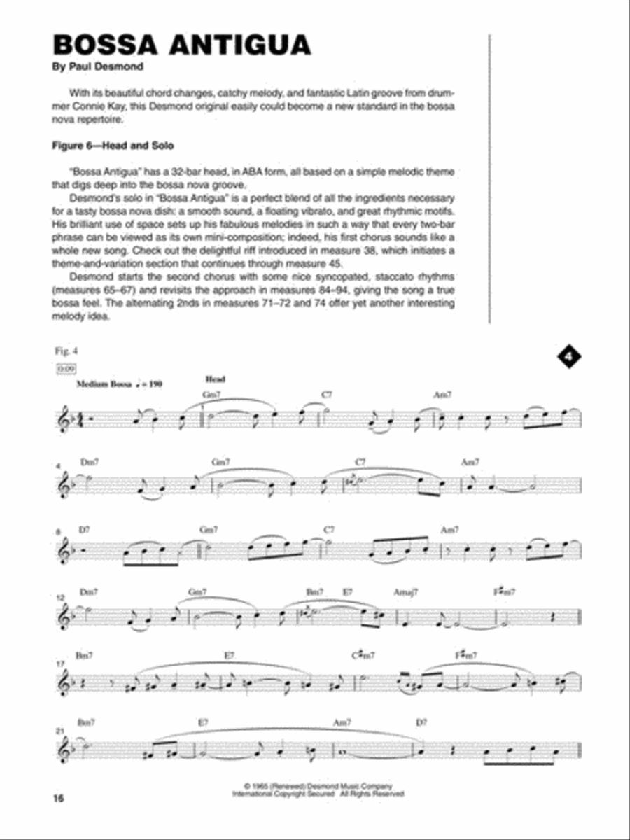 Paul Desmond Paul Desmond Saxophone scores gallery preview page 5