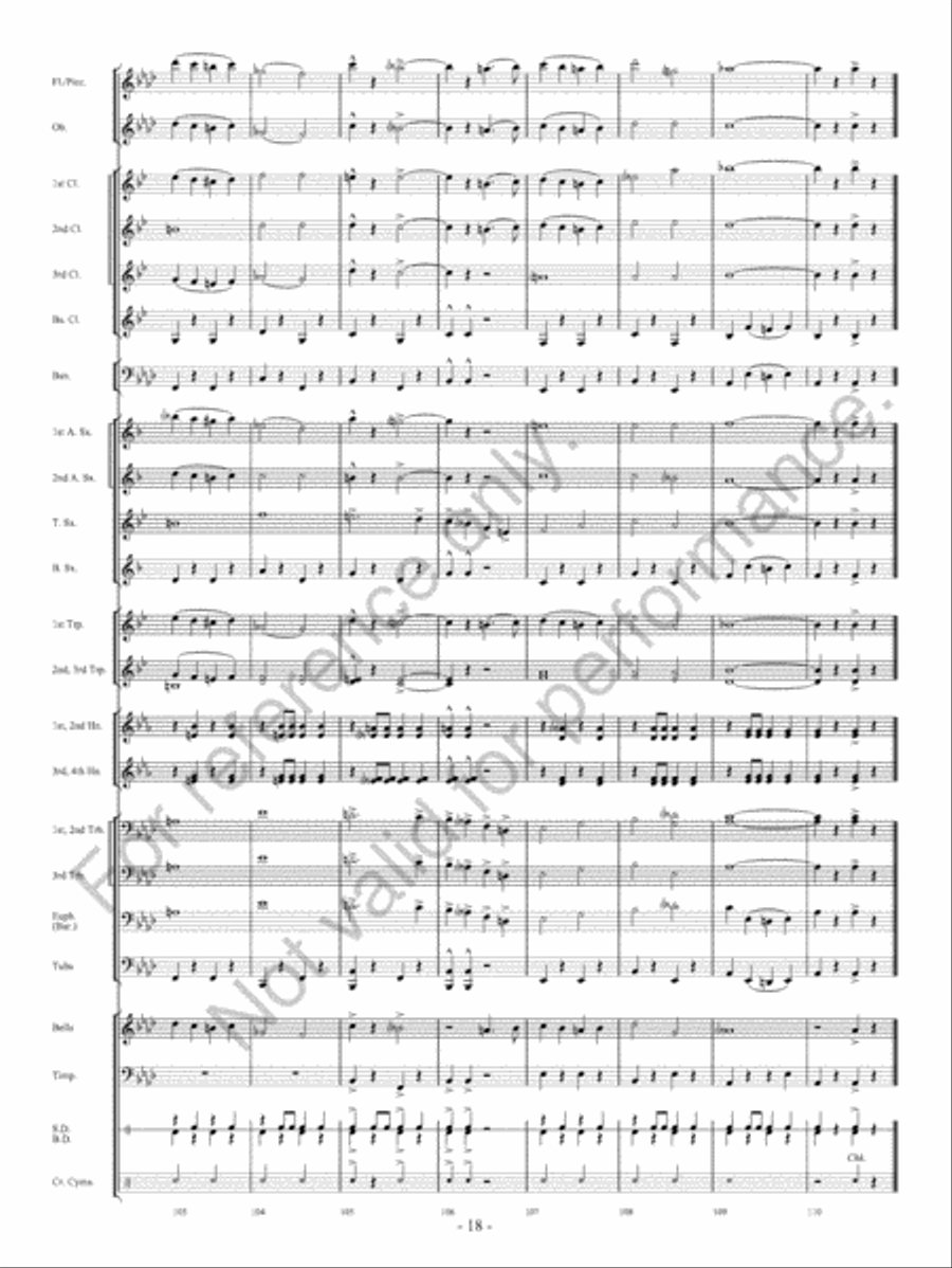 Freedom City Freedom City Concert Band scores gallery preview page 19
