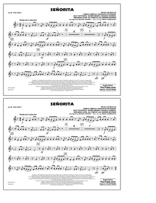 Se&#241;orita (arr. Carmenates and Brown) - 3rd Bb Trumpet