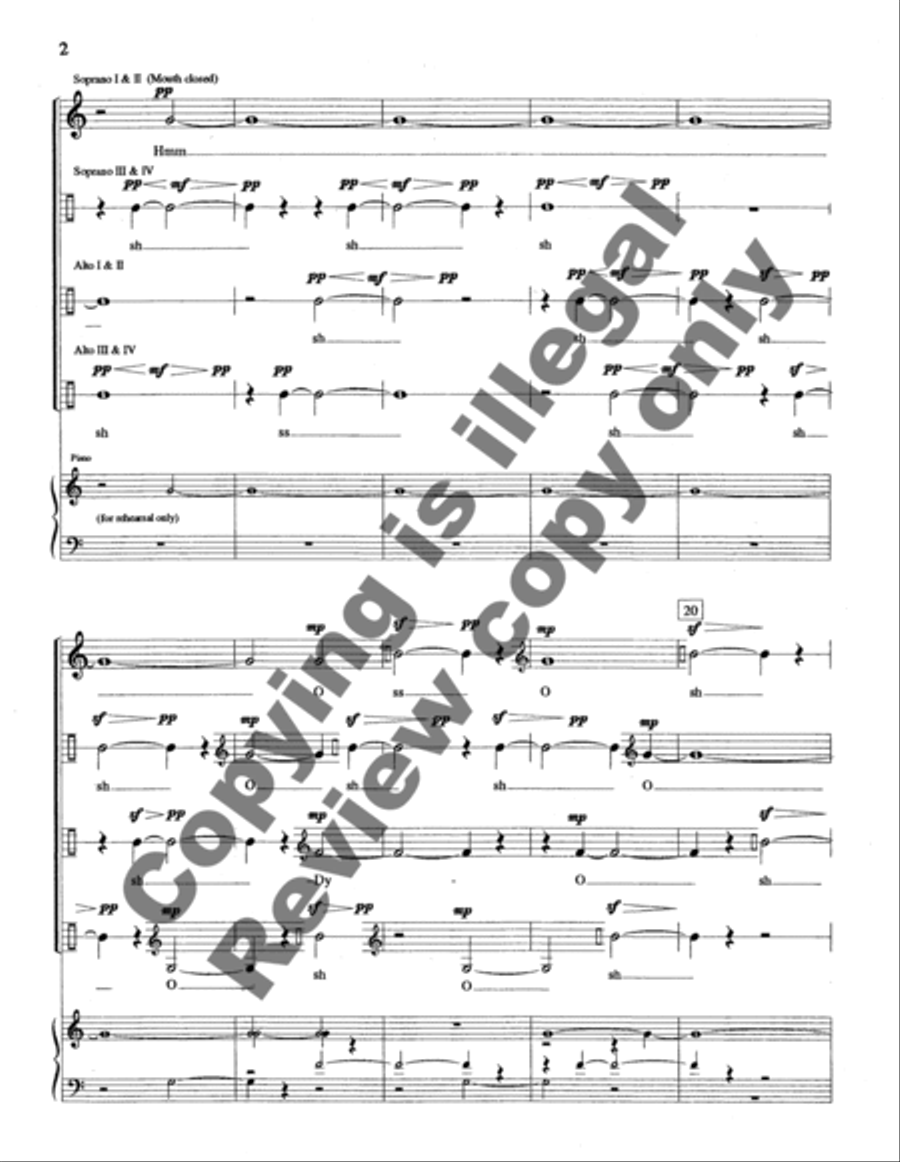Odysseus and the Sirens Women's Choir scores gallery preview page 11