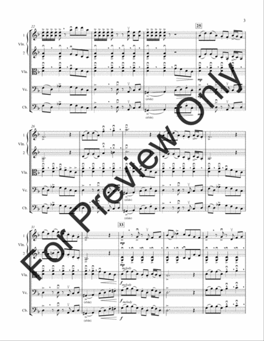 Blue Rhythmico (Score) Blue Rhythmico (Score) String Orchestra scores gallery preview page 6