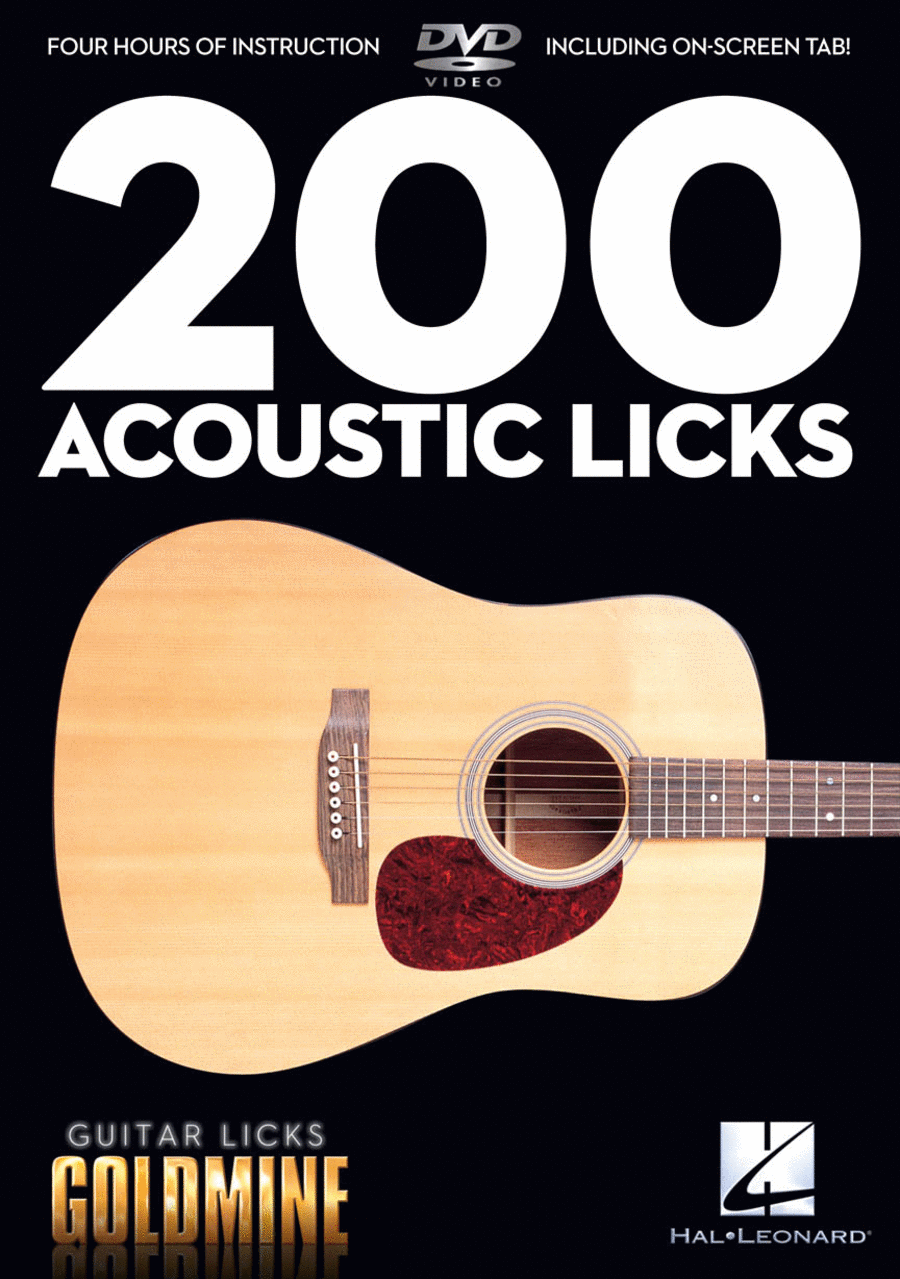 200 Acoustic Licks Acoustic Guitar scores gallery preview page 1