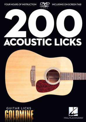 Book cover for 200 Acoustic Licks