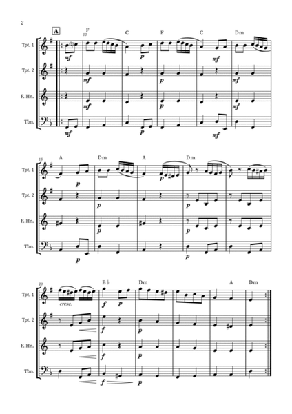 Turkish March - Brass Quartet + CHORDS image number null