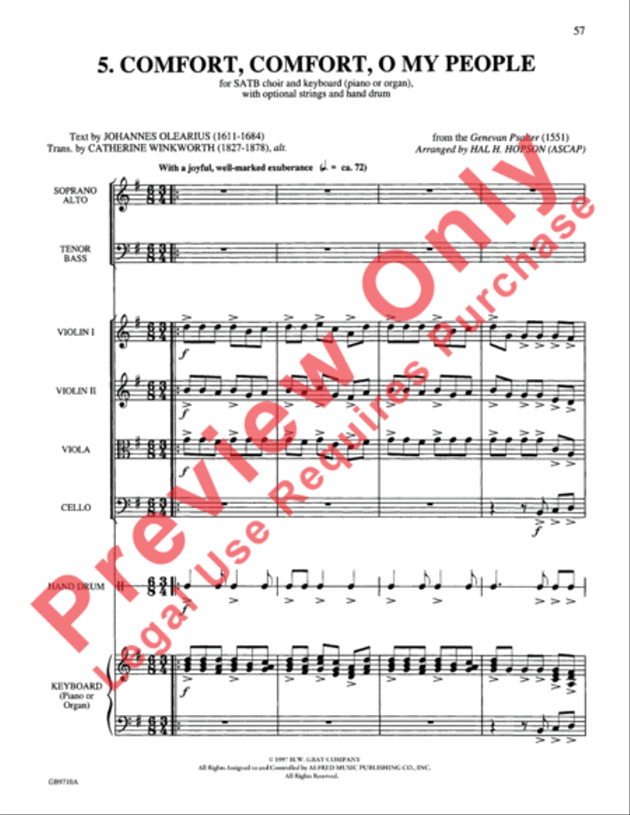 A Festival of Lessons and Carols Choir scores gallery preview page 58