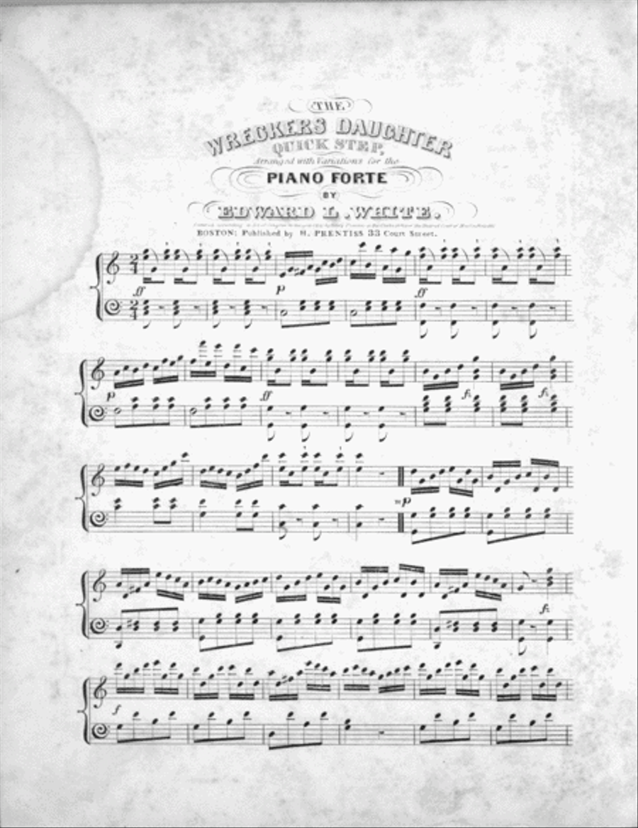 Wrecker's Daughter. A Quick Step Piano Solo scores gallery preview page 2